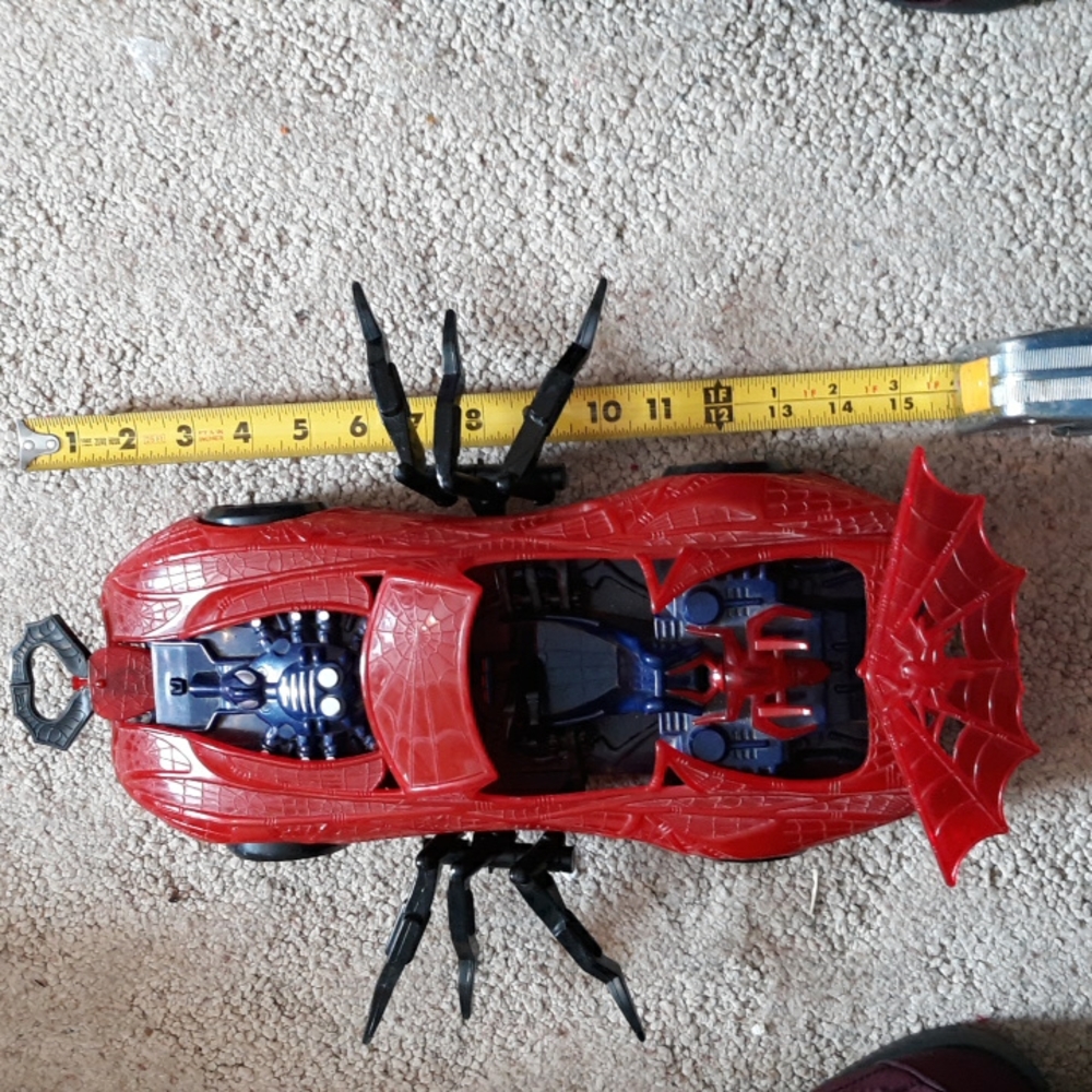 Vintage Marvel Spiderman car red